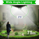 268 LED Solar Light Outdoor Solar Lamp With Human Body Motion Sensor-TI00847-Veeddydropshipping